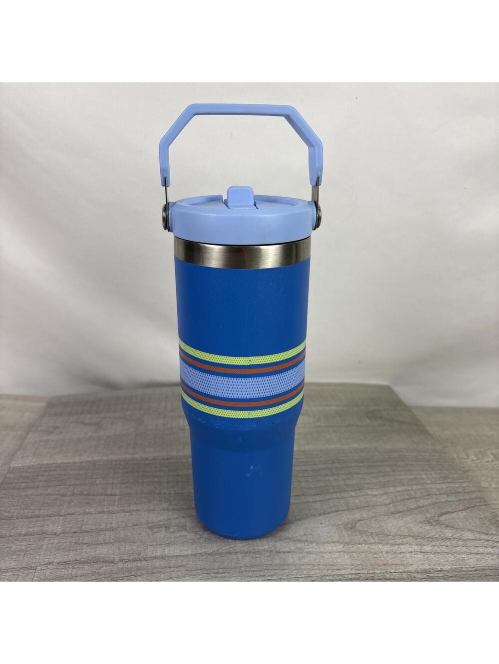 Stanley 30oz Varsity IceFlow Flip Straw Tumbler Azure Mesh Limited Edition - Picture 3 of 15